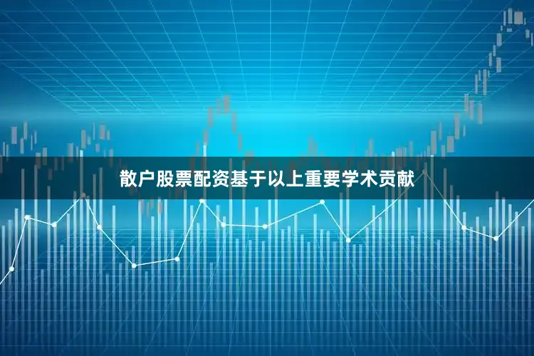 散户股票配资基于以上重要学术贡献